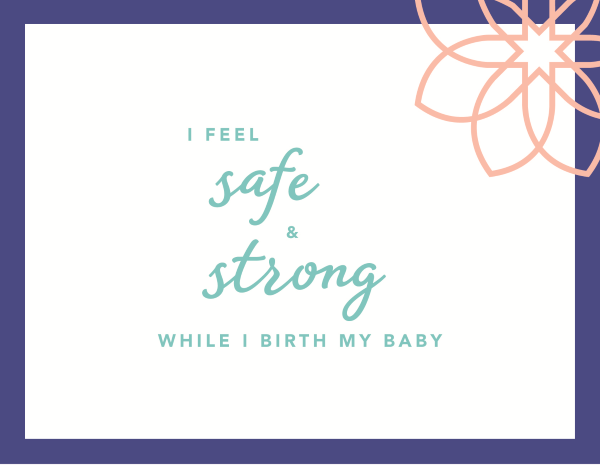 Birth Affirmation Postcards for Expecting Parents - English & Español
