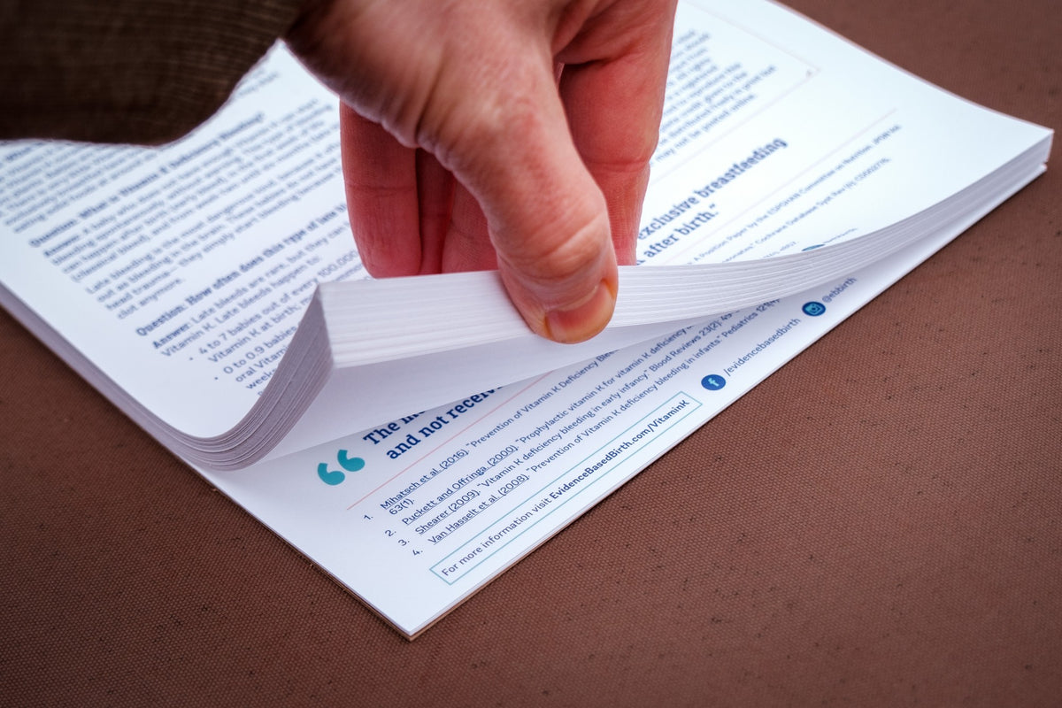 EBB Handout Tear Away Pads