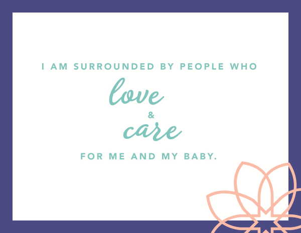 Birth Affirmation Postcards for Expecting Parents - English & Español