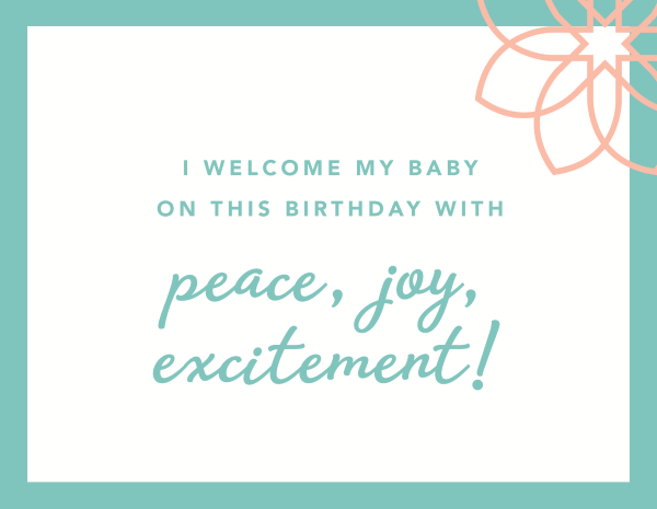 Birth Affirmation Postcards for Expecting Parents - English & Español