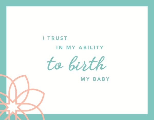 Birth Affirmation Postcards for Expecting Parents - English & Español